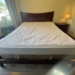 California King Plus Mattress and Boxes springs Plus Dressers