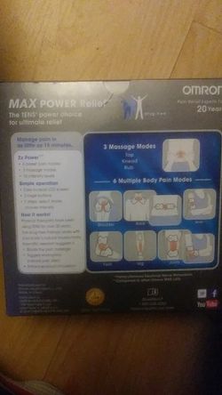 Omron Electrotherapy Max Power Relief