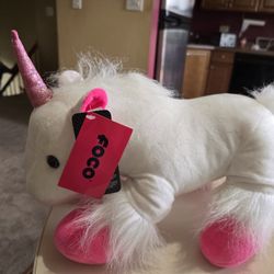 CHICAGO BLACKHAWKS PLUSH UNICORN NEW