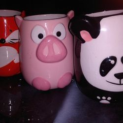 3 TAG brand COFFEE CUPS/MUGS