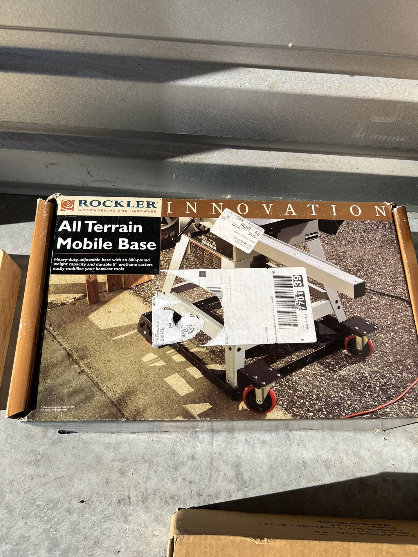 Rockler- All Terrain Mobile Base 