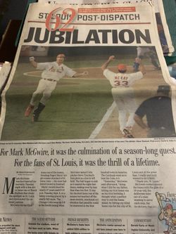 Cards Fans - Great Opportunity To Have A Bit Of McGwire Baseball Nostalgia 