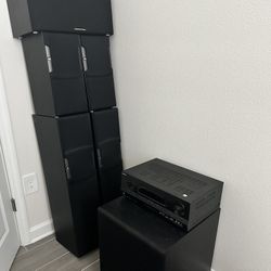 Powerful full sound system for home theater or music