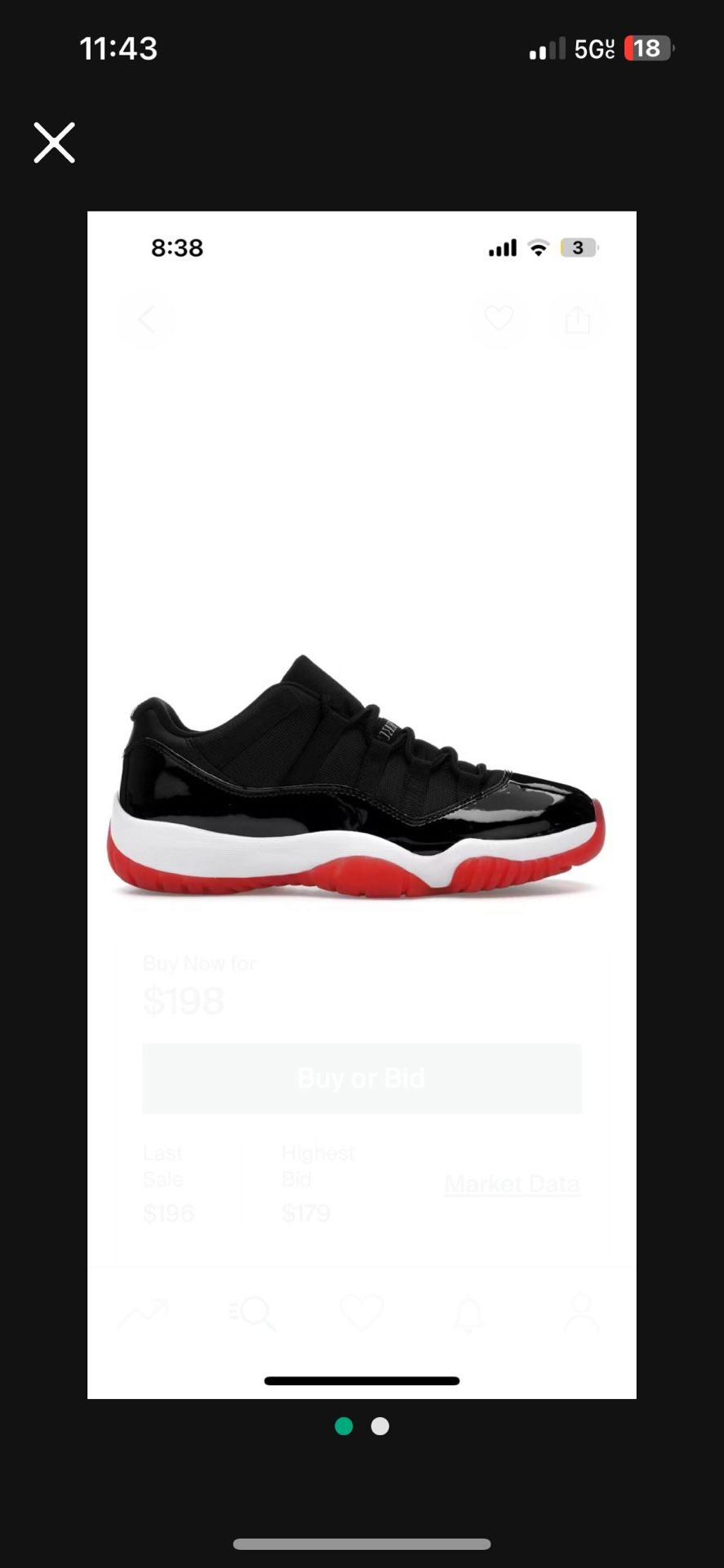 Jordan 11 Bred Lows