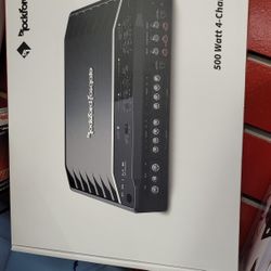 Rockford Fosgate 500.4 Brand New 4CH Amplifier 