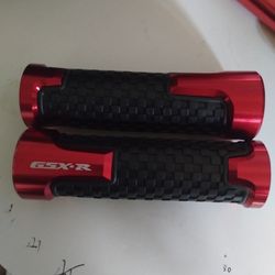 Hayabusa/GSX-R Red Carbon Grips New