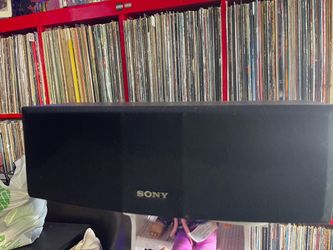 Sony single center speaker for surround sound and center speaker applications. Cash only.$10