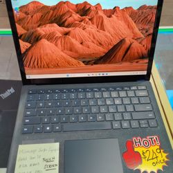 Microsoft Surface Laptop 2 Touch Screen Intel Core  ,8gb Ram 256gb SSD, Win 11. Very good Battery Backup. Comes with Charger and Micro