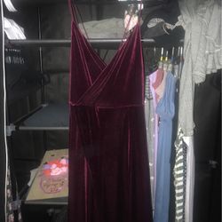Burgundy Dress