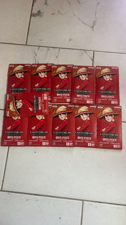 One piece Carrying on his will booster packs