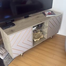 TV console with drawers