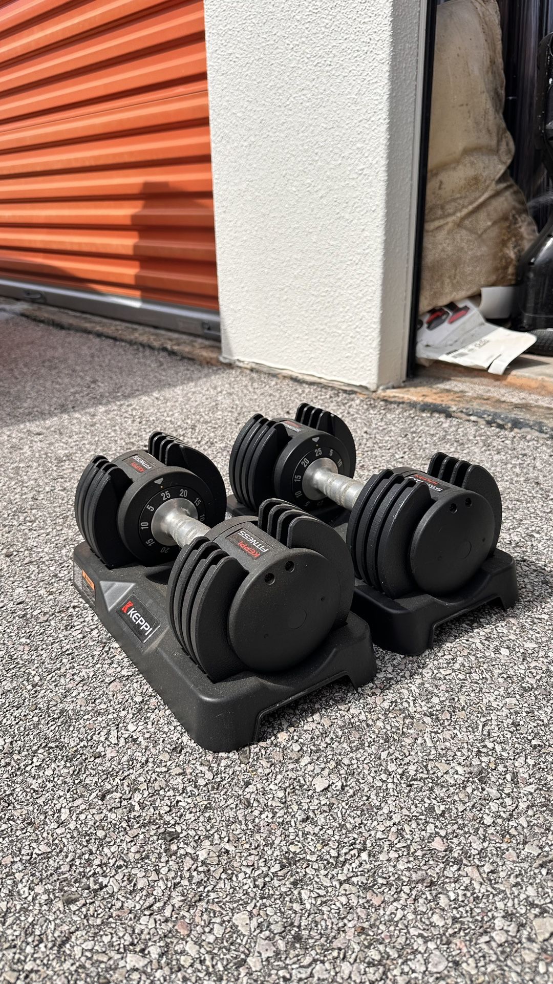 Dumbbell Weights And Workout Chair- IN AUSTIN MAY 16th-18th