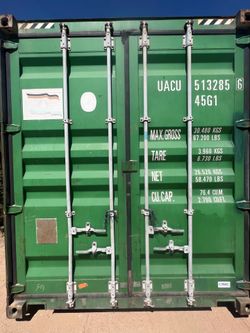 Storage shipping containers, local yard located in hesperia