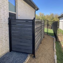 Wood Fence Metal Fence Cerca De Madera Barandal Gate Operators Operadores De Portones Chainlink Fence