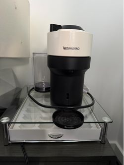 Nespresso Vertuo Pop+ Coffee and Espresso Maker by Breville, Coconut White