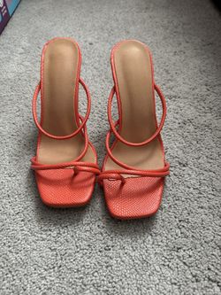 Sexy Orange Heels 
