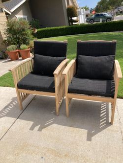 Patio chairs