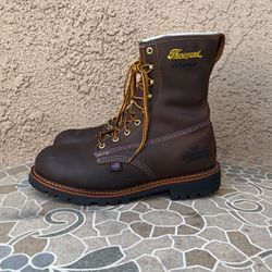 Mens Thorogood Work Boots, Waterproof, Soft Toe, Size 9