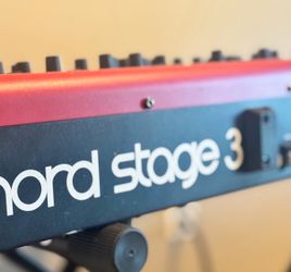Nord Stage 3 Hammer Action 76 Key WITH Seat and Stand AND monitors