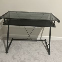 Desk Metal And Glass