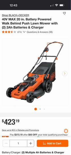 Electric lawn mower