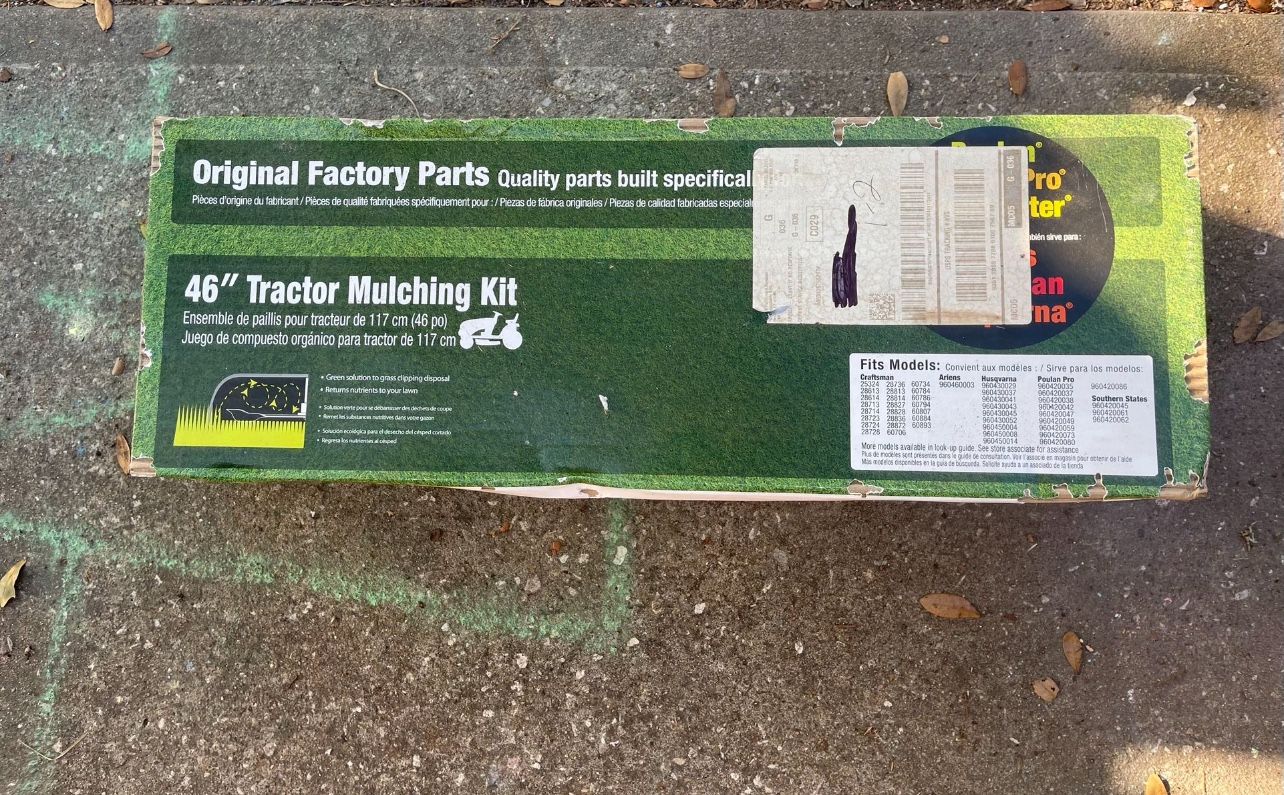 Tractor Mulching Kit