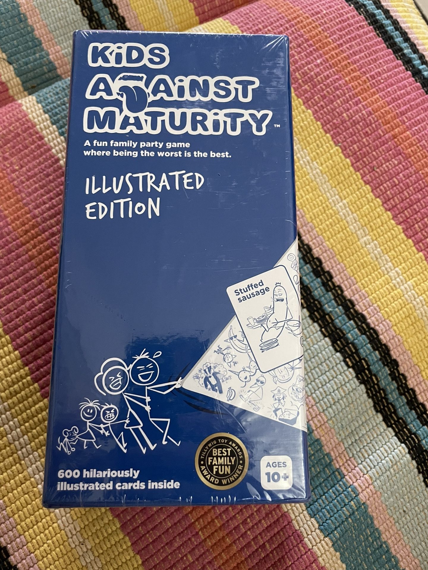 Kids Against Maturity Illustrated Edition Card Game Ages 10+
