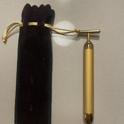 24K Gold Sonic Vibration Facial Massager