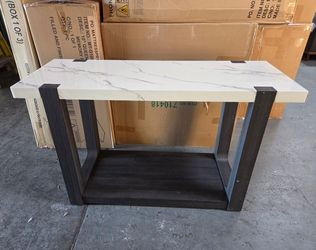 Cultured marble hallway table