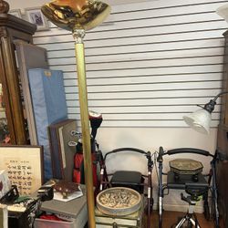 Very Tall Vintage Neoclassical Style Floor Lamp
