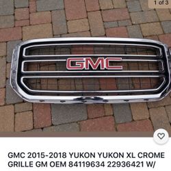 2018 Yukon chrome grille