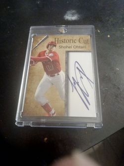 2018 Historic Cuts Shohei Ohtani Rookie Auto Facsimile  Custom Gem Mint 10
