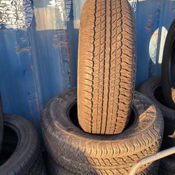 4 Tires 265/70/17 Dunlop Tires Installed And Balanced 