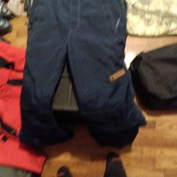 Orange Altitude Snowboard Bibs