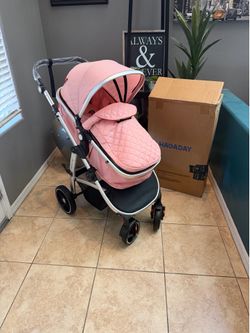 Hagaday SK20 Pink Baby Stroller- Brand new!!!!