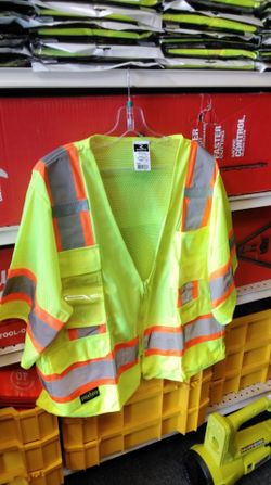 RADWEAR VEST HIGH VISIBILITY WORK WEAR SIZE L AND 2XL