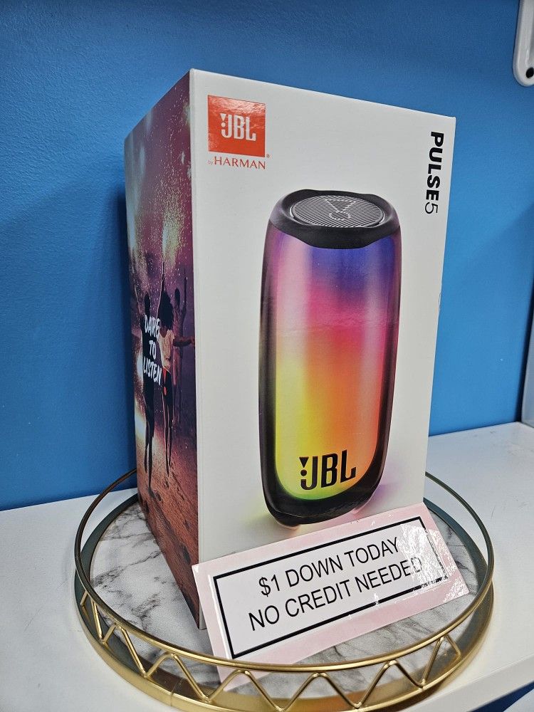 JBL Pulse 5 Bluetooth Speaker New -PAY $1 To Take It Home - Pay the rest later -