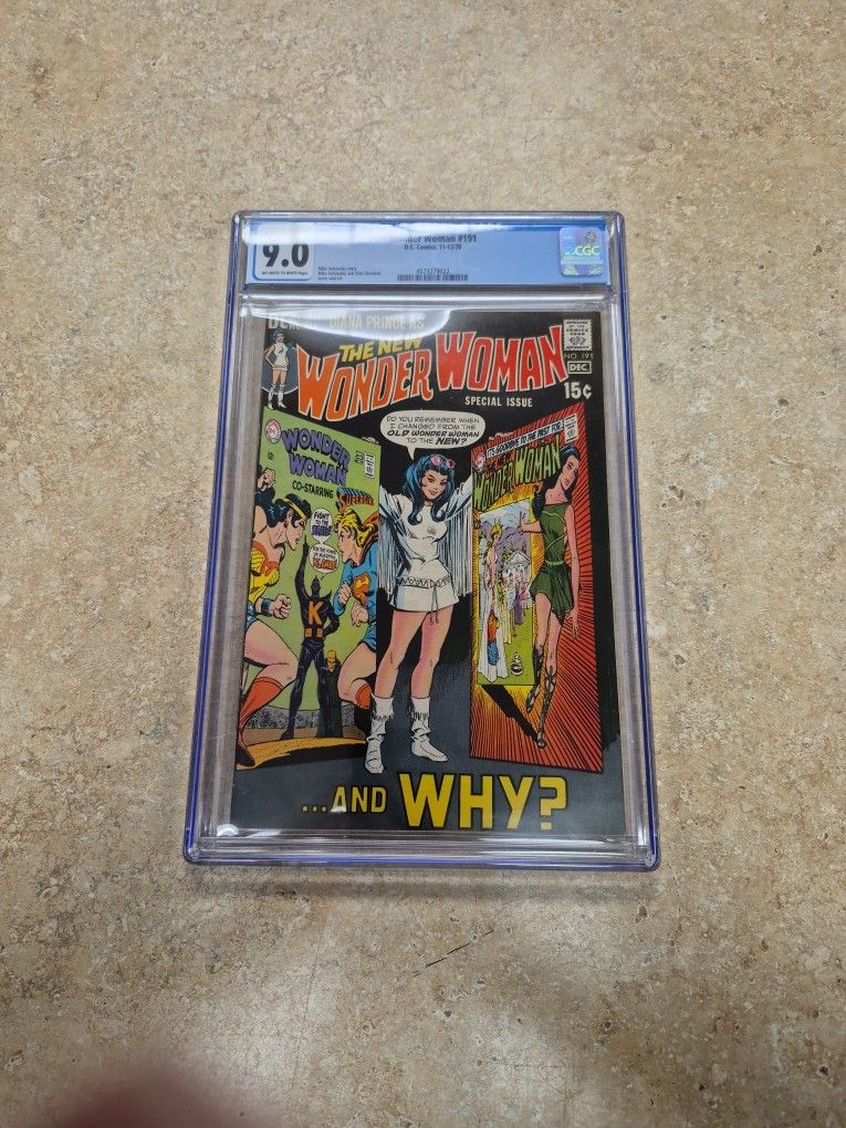 D.C. Comics Wonder Woman 191 Special Issue CGC 9.0