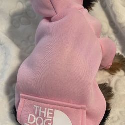 The Dog Face Pink Hoodie XS
