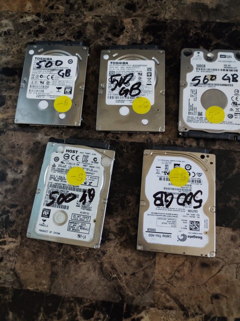 500GB HDD, Price Is Each