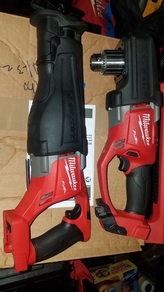 Milwaukee m18 fuel Reciprocating saw new and hole hawg only firm price no offers please/precio firme no ofertas