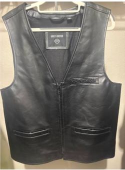 Harley-Davidson Black Leather Vest