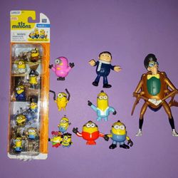 Set Of 18 Minions Caractors 