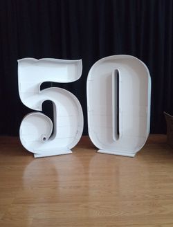 Fancy Numbers 3 Ft Tall $40 Each Brand New,Great For Your Special Events!