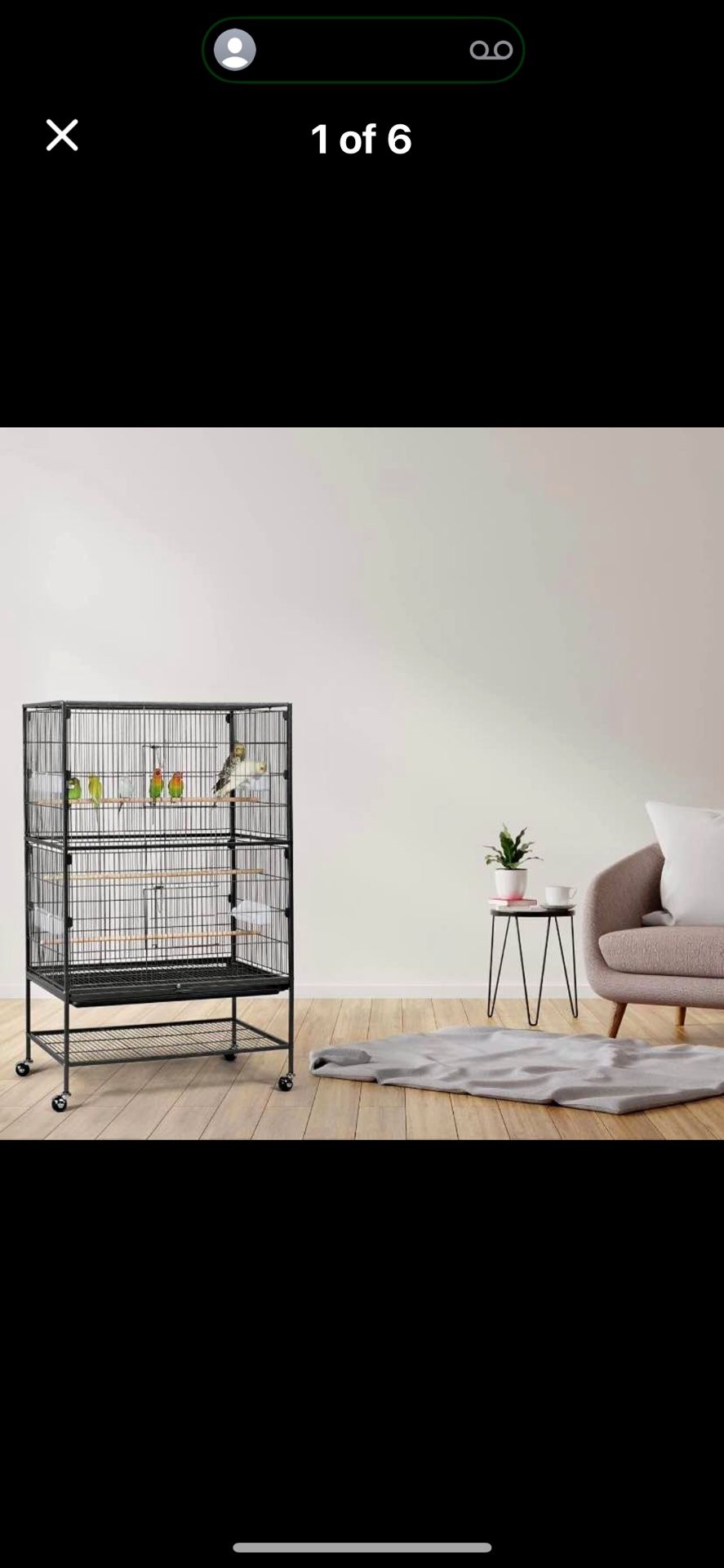 52 inch iron birdcage 610958