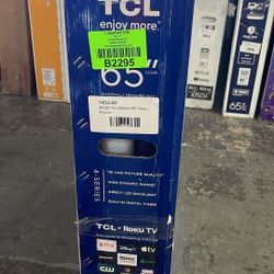 TCL 65S433 65Class 4K Ultra HD Roku Smart TV