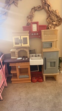 Kids Play Kitchen Set
