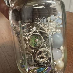 Elegant Mixed Mystery Jewelry Jar
