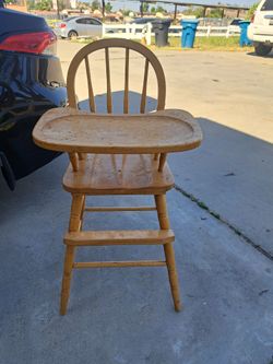 Vintage Solid wood Highchair