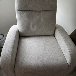 Reclining Swivel Glider Chair W/ USB